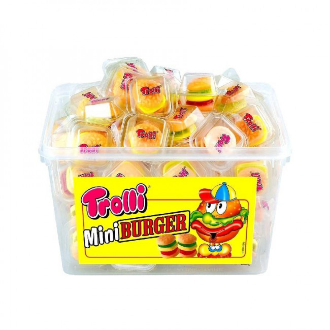 Ζελεδάκια Trolli Μini Burger (10gr) (60τμχ)
