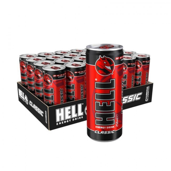 Ενεργειακό Ποτό Hell Energy Classic (250ml) (1τμχ)