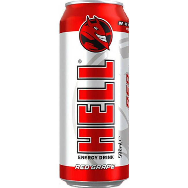 Ενεργειακό Ποτό Hell Red Grape (500ml)