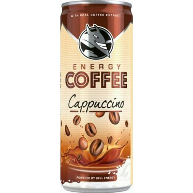 Ενεργειακό Ποτό Hell Energy Coffee Cappuccino (250ml)