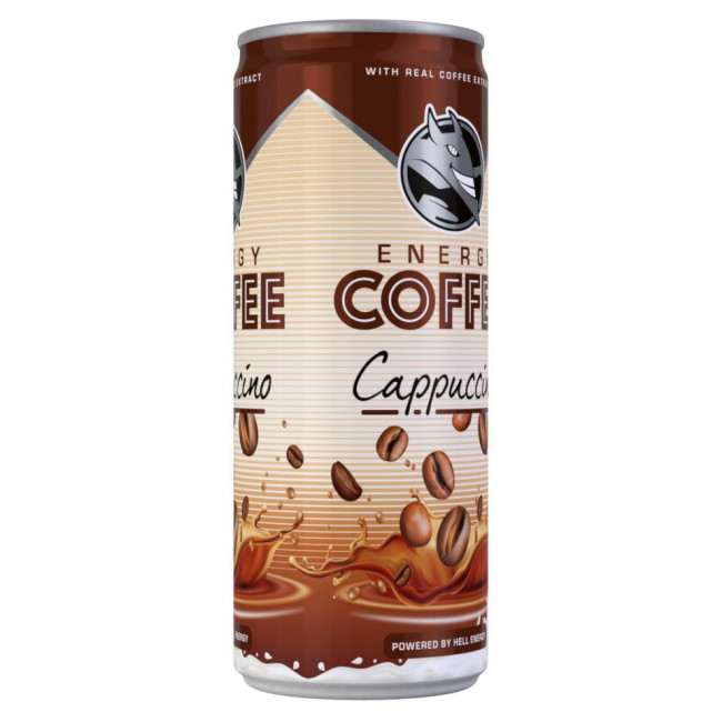 Ενεργειακό Ποτό Hell Energy Coffee Cappuccino (250ml)