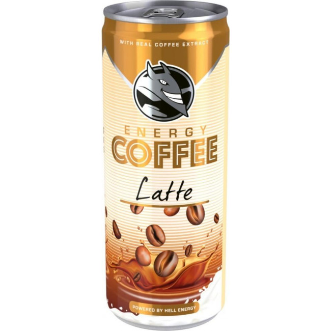 Ενεργειακό Ποτό Hell Coffee Latte (250ml)