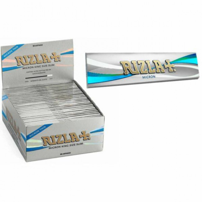 Χαρτάκια Στριφτού Rizla Micron (50 φύλλα) (1τμχ)