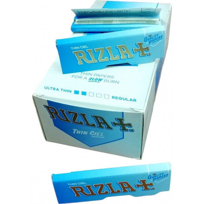 Χαρτάκια Στριφτού Rizla Σιέλ (60 φύλλα) (1τμχ)