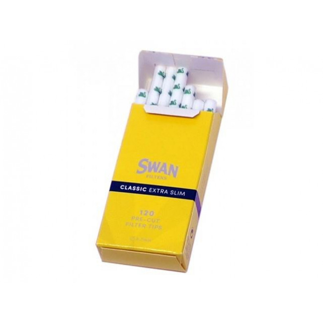 Φιλτράκια Στριφτού Swan Classic Extra Slim 5.7mm (120 φίλτρα) (1τμχ)