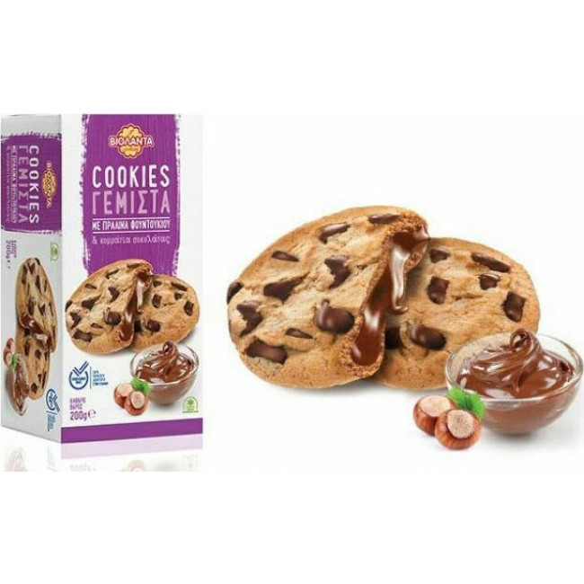 Βιολάντα Cookies Μπισκότα Γεμιστά με Πραλίνα Φουντουκιού (200gr)