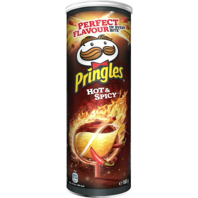 Πατατάκια Pringles Hot & Spicy (165g)