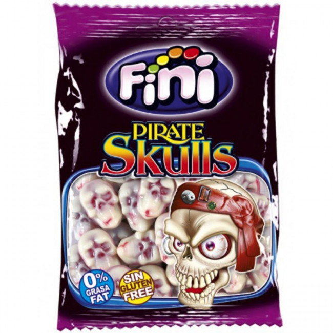Ζελεδάκια Fini Pirate Skulls χωρίς γλουτένη (100g)