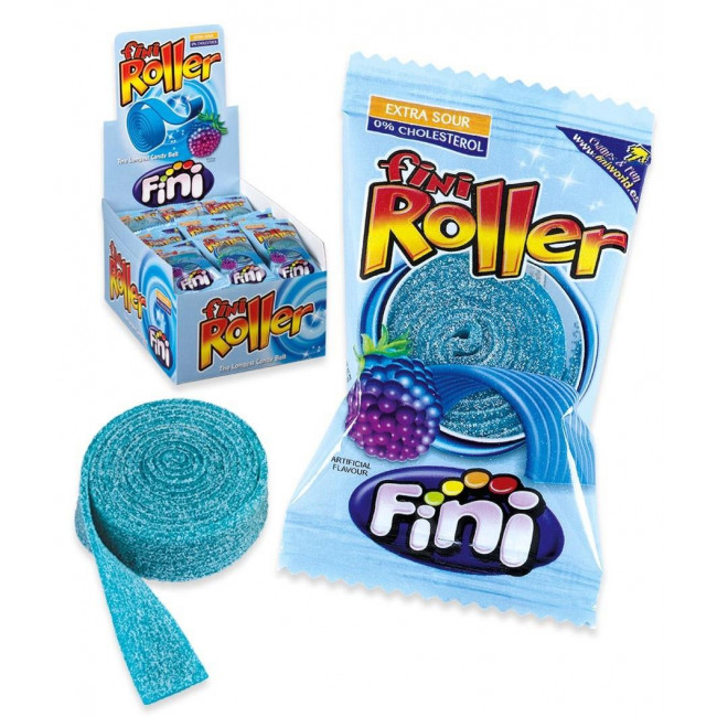Ζαχαρωτά Fini Roller με γεύση Βατόμουρο (20g) (1τμχ)