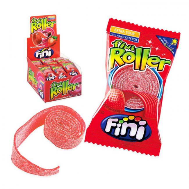 Ζαχαρωτά Fini Roller με γεύση Φράουλα (20g) (1τμχ)
