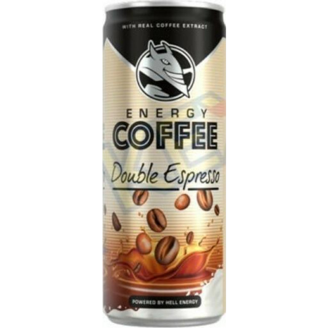 Ενεργειακό Ποτό Hell Coffee Double Espresso (250ml)