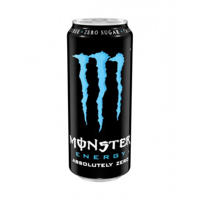 Ενεργειακό Ποτό Monster Energy Drink Absolutely Zero Χωρίς Ζάχαρη (500ml)