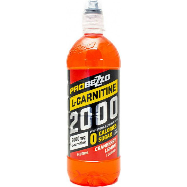 Υγρό αμινοξύ L-carnitine 2000mg Cranberry Lemon PROBEZZO (700ml)