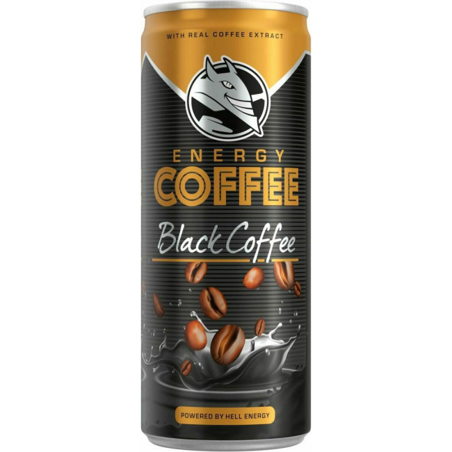 Ενεργειακό Ποτό Hell Black Coffee (250ml)