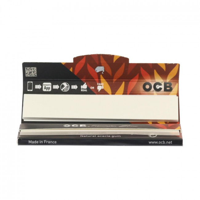 Χαρτάκια OCB Premium King Size Slim με Τζιβάνες (32 φύλλα) (1τμχ)