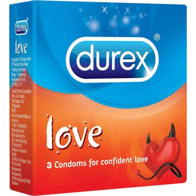 Προφυλακτικά Durex Love (3τμχ)