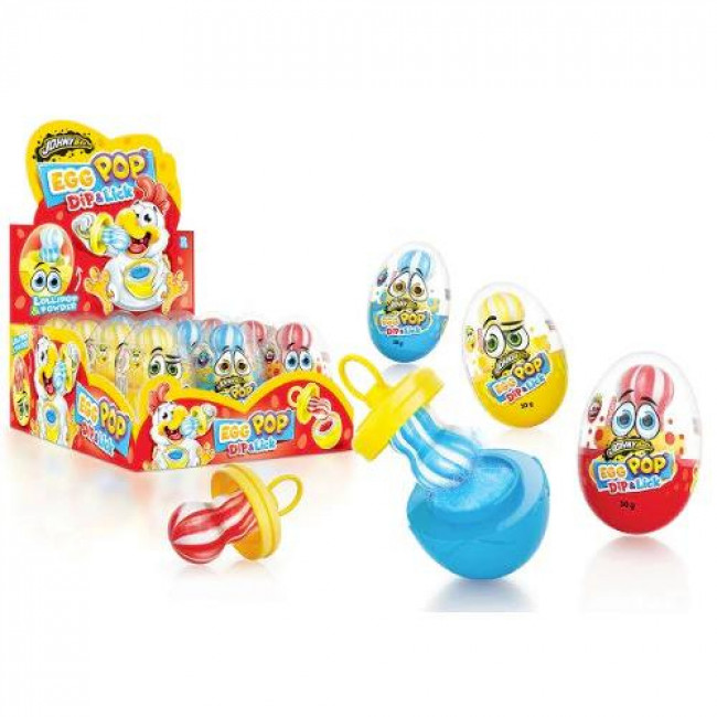 Γλειφιτζούρι Johny Bee Egg Pop (30gr) (1τμχ)