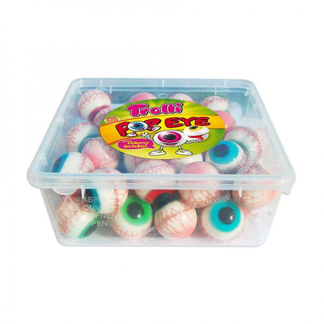 Ζελεδάκια Trolli Pop Eyes Κουτί Διάφανο (19gr) (45τμχ)