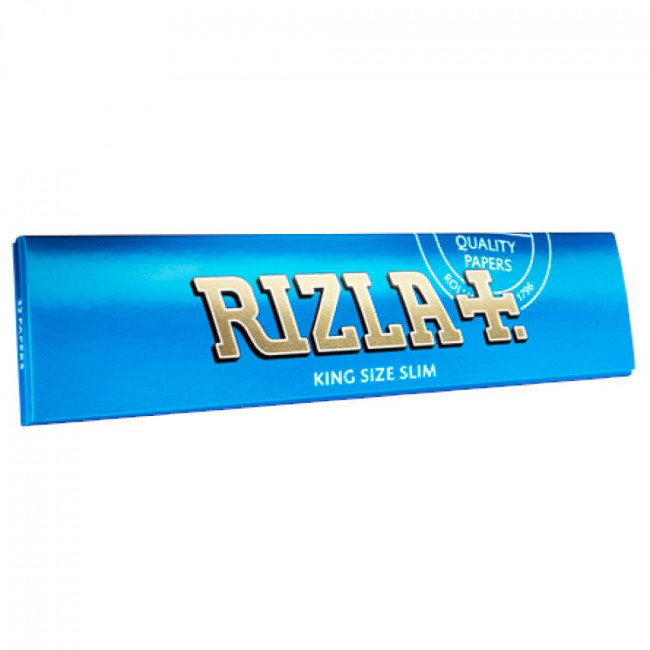 Χαρτάκια Στριφτού Rizla Μπλέ Thin King Size (32 φύλλα) (1τμχ)