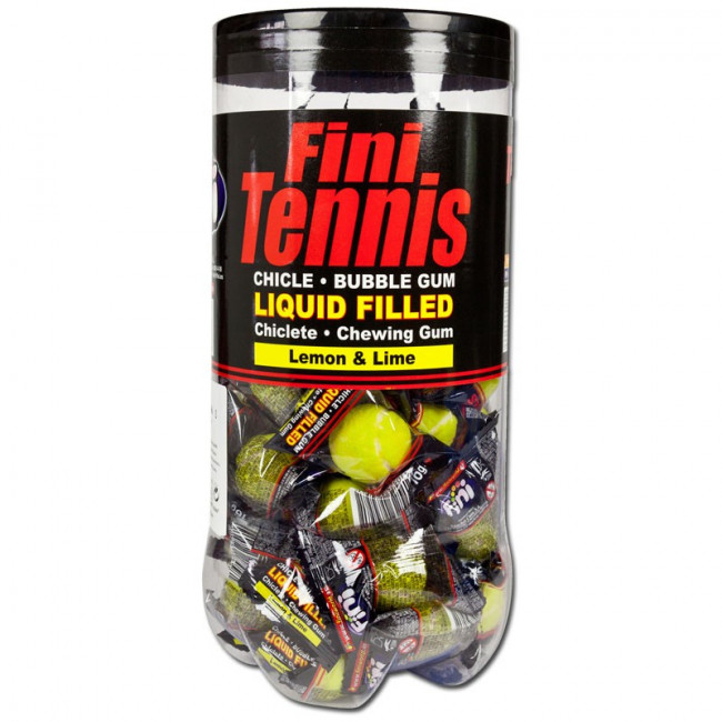 Τσίχλες Fini Tennis με γεύση Λεμόνι & Λάιμ (6gr) (50τμχ)