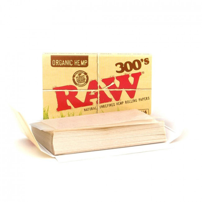 Χαρτάκια Raw Αυθεντικά Αλεύκαντο 300΄s 1 ¼ 300 φύλλα (1τεμ)