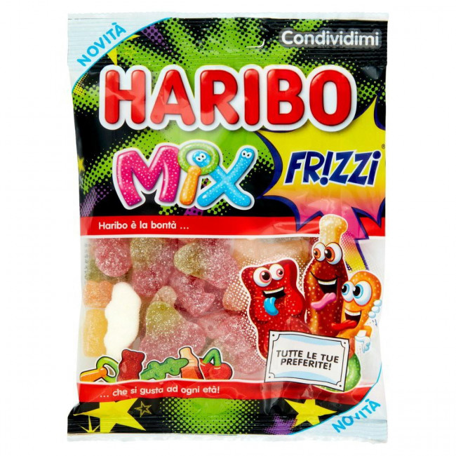 Ζαχαρώδη Ζελεδάκια Haribo Mix Fizz (100gr)