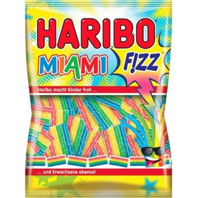 Ζαχαρώδη Ζελεδάκια Haribo Miami Fizz  (85gr)