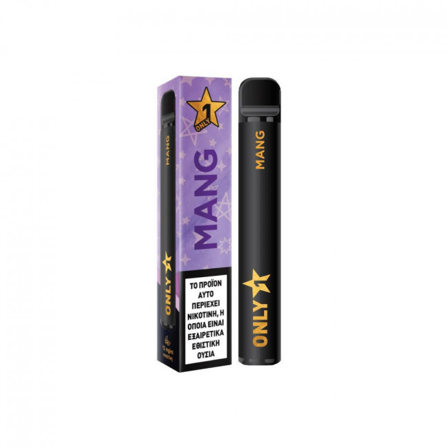 Ηλεκτρονικό μιας Χρήσης Only1 Mango Magic Pen Kit 2ml 12mg - 800 Puffs