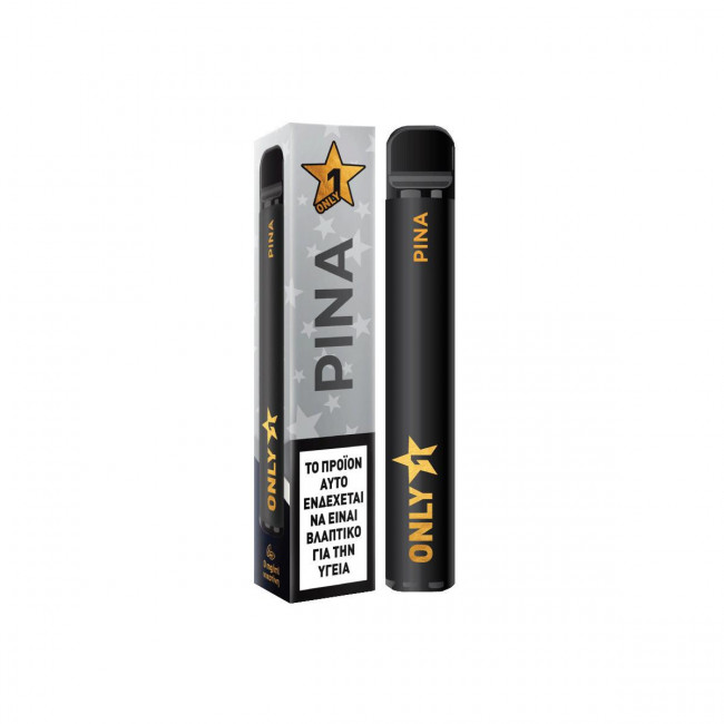 Ηλεκτρονικό μιας Χρήσης Only1 Pina Colada Kit 2ml 0% - 800 Puffs