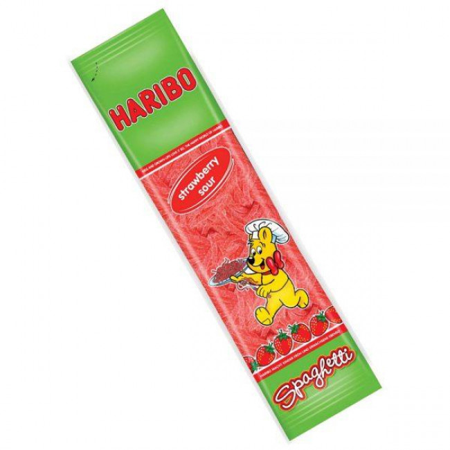 Ζελεδάκια Haribo Spaghetti Φράουλα (200gr)