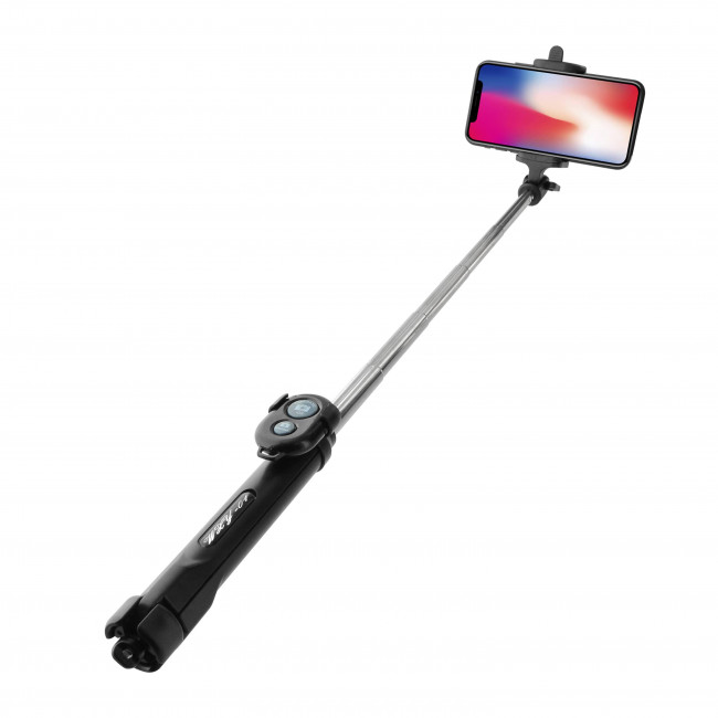 Τρίποδο Selfie Stick Lamtech Μαύρο με Bluetooth και Τηλεκοντρόλ (LAM020397)