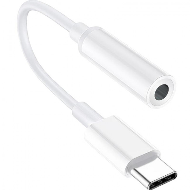 Καλώδιο Αντάπτορας Λευκό Lamtech USB-C Αρσενικό σε 3.5mm Θηλυκό (LAM023831)