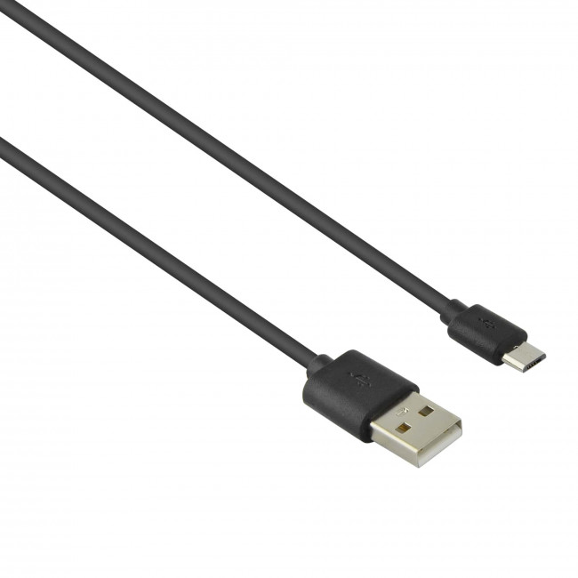 Καλώδιο Δεδομένων Lamtech micro USB σε USB 2.0 Μαύρο 1m (LAM439874)