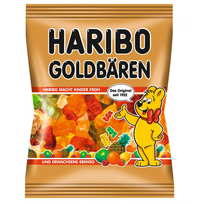 Ζελεδάκια Haribo Goldbaren Χρυσά Αρκουδάκια με γεύση Φρούτων (200gr)