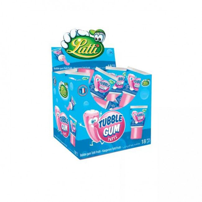Τσίχλες Σωληνάριο Tubble Gum Tutti (35g) (1τμχ)