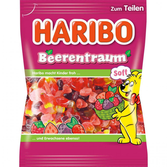 Ζελεδάκια Haribo Beerentraum Φρούτα του Δάσους (175g)