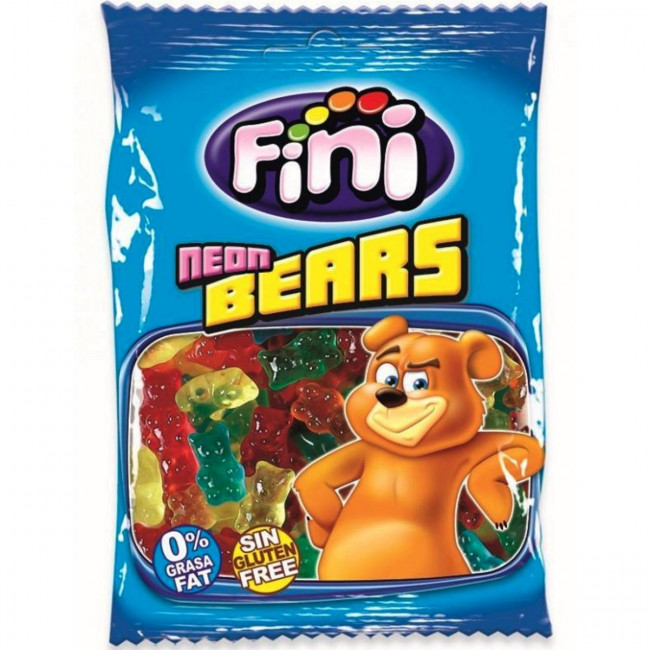 Ζελεδάκια Fini Neon Bears Αρκουδάκια (80g)