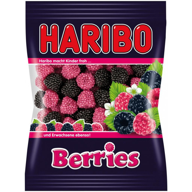 Ζελεδάκια Haribo Berries με γεύση Βατόμουρο (175g)