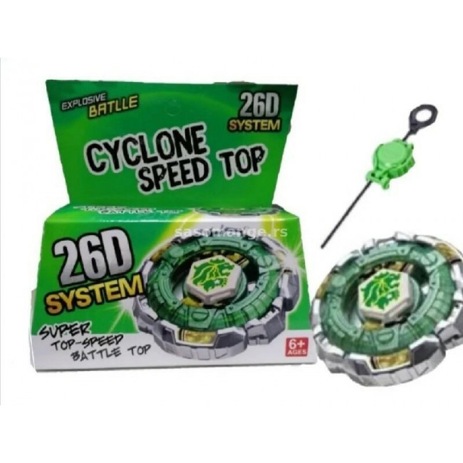 Παιχνίδι Σβούρα 26D System Cyclone Speed Top (1τμχ)
