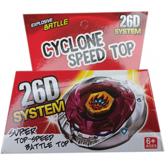 Παιχνίδι Σβούρα 26D System Cyclone Speed Top (1τμχ)