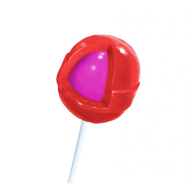 Γλειφιτζούρια Pin Pon Mix με Τσίχλα στο Κέντρο (18gr) (100τμχ)