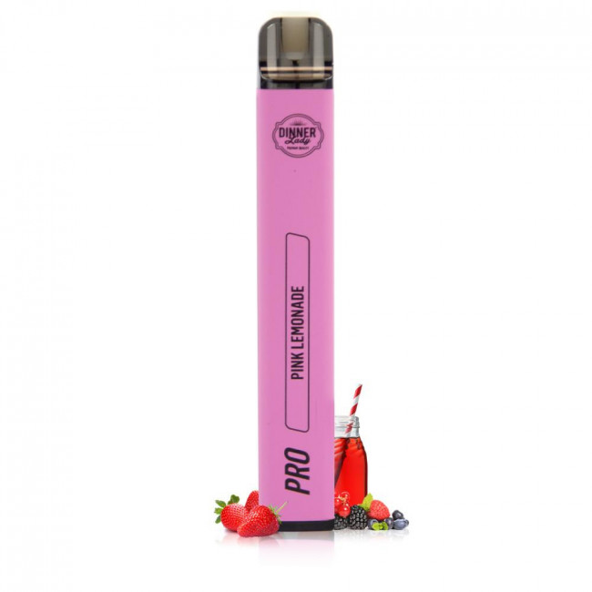 Ηλεκτρονικό Τσιγάρο Μιας Χρήσης Dinner Lady Vape Pen Pro 600 Pink Lemonade Disposable 20mg 2ml