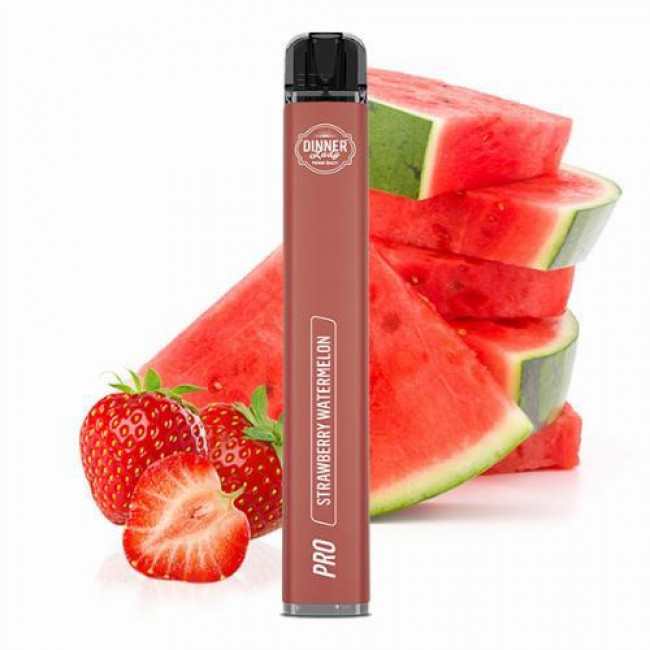 Ηλεκτρονικό Τσιγάρο Μιας Χρήσης Dinner Lady Vape Pen Pro 600 Strawberry Watermelon Disposable 20mg 2ml
