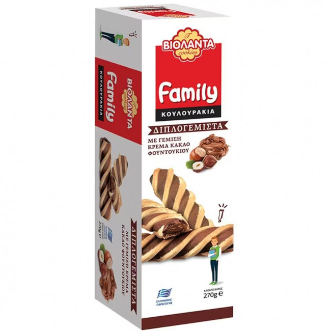 Βιολάντα Family Μπισκότα ΔιπλοΓεμιστά (280gr)