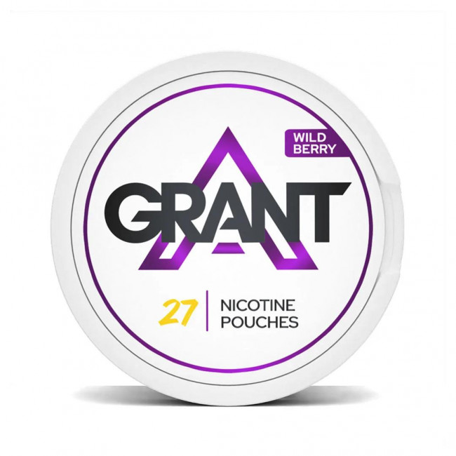 Grant Nicotine Pouches Wild Berry 25mg/g (1τμχ)