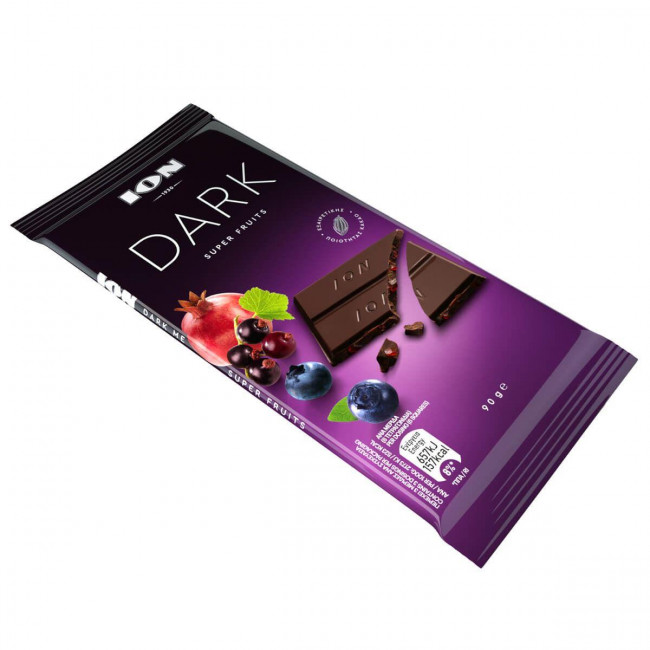 Σοκολάτα Υγείας ΙΟΝ Dark Super Fruits (3924) (90gr)