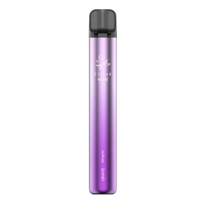 Ηλεκτρονικό Τσιγάρο μιας Χρήσης Elf Bar EB 600V2 20mg 2ml Grape