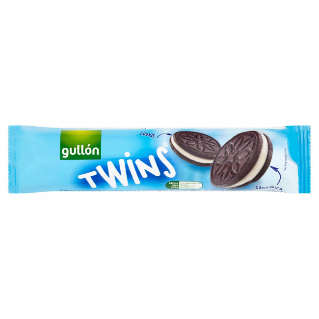 Γεμιστά Μπισκότα Gullon Twins Sandwich Σοκολάτας Με Γέμιση Κρέμας (154gr)