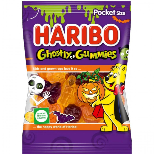 Ζελεδάκια Haribo Ghostly Gummies (90gr)
