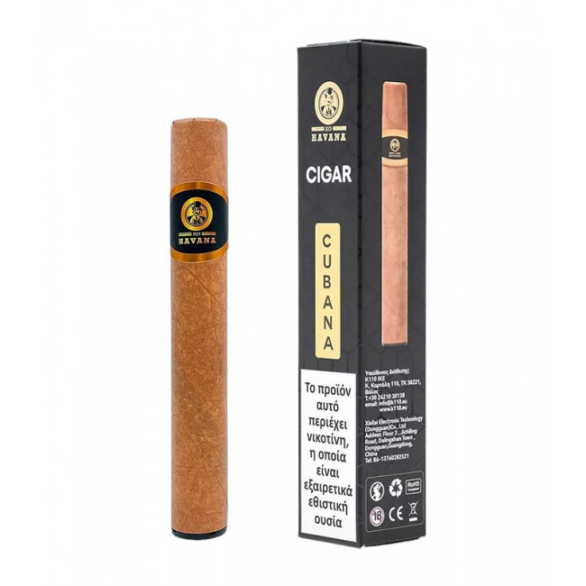 Ηλεκτρονικό Τσιγάρο μιας Χρήσης Πούρο Havana Cubana 20mg 2ml